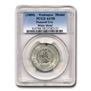 1800 Washington Funeral Medal AU-58 PCGS (White Metal) 1800 Washington Funeral Medal AU-58 PCGS (White Metal)